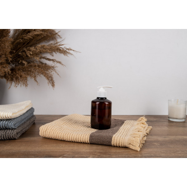 Фото - Рушник банний GM Textile махровий бежевий Осло 70x140