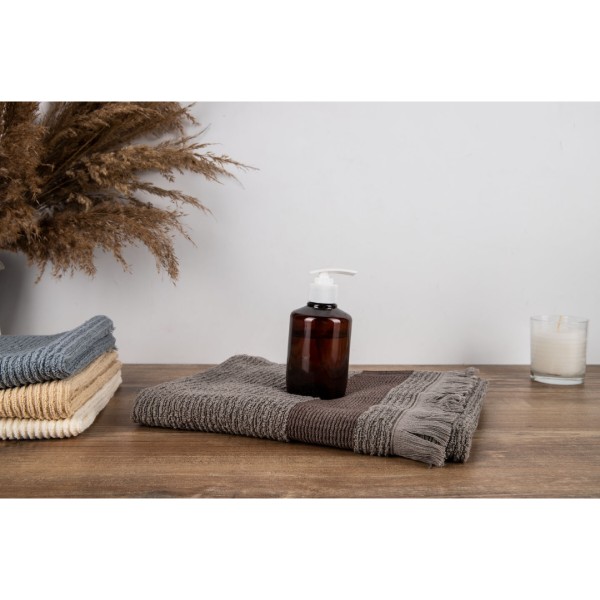 Фото - Рушник для обличчя GM Textile махровий коричневий Осло 50x90