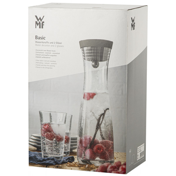 Фото - Набір для напоїв WMF 617709994 BASIC 1 л + 2 склянки 250 мл
