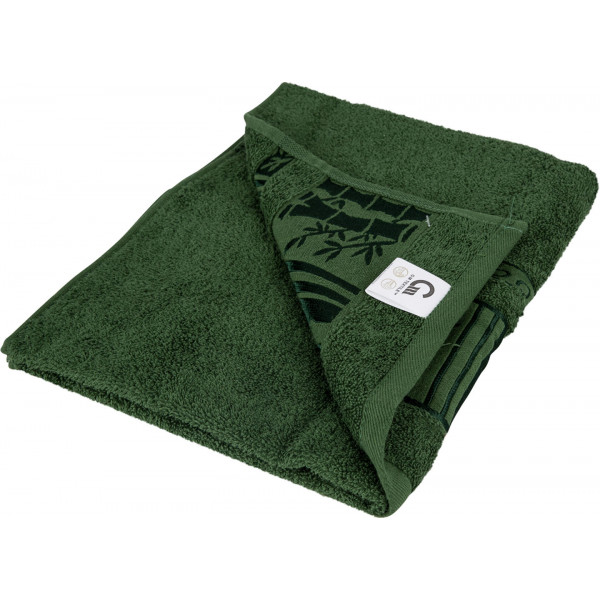 Фото - Рушник для обличчя GM Textile махровий зелений бамбук 50x90