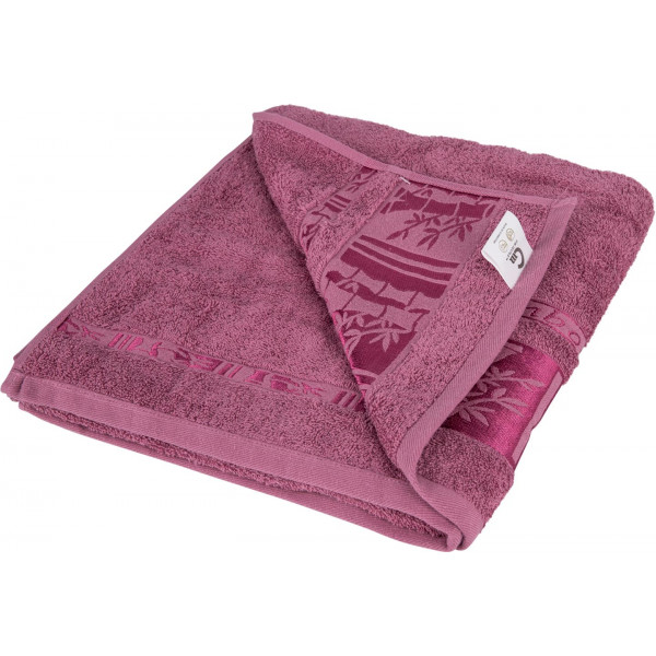 Фото - Рушник банний GM Textile махровий пудра бамбук 70x140