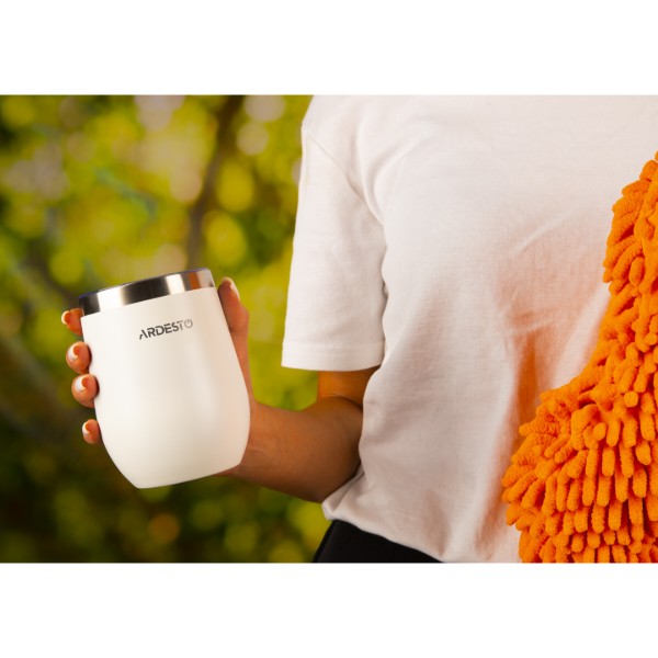 Фото - Термочашка ARDESTO Compact Mug 350 мл White (AR2635MMW)