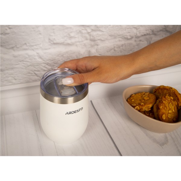 Фото - Термочашка ARDESTO Compact Mug 350 мл White (AR2635MMW)