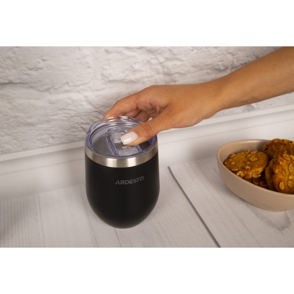 Фото - Термочашка ARDESTO Compact Mug 350 мл Black (AR2635MMB)