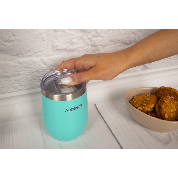 Фото - Термочашка ARDESTO Compact Mug 350 мл Blue (AR2635MMS)