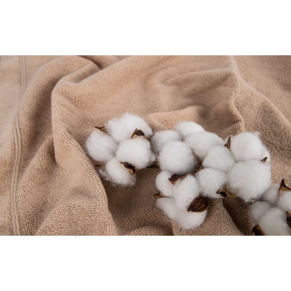 Фото - Рушник для рук GM Textile махровий кремовий Міладо 40x70