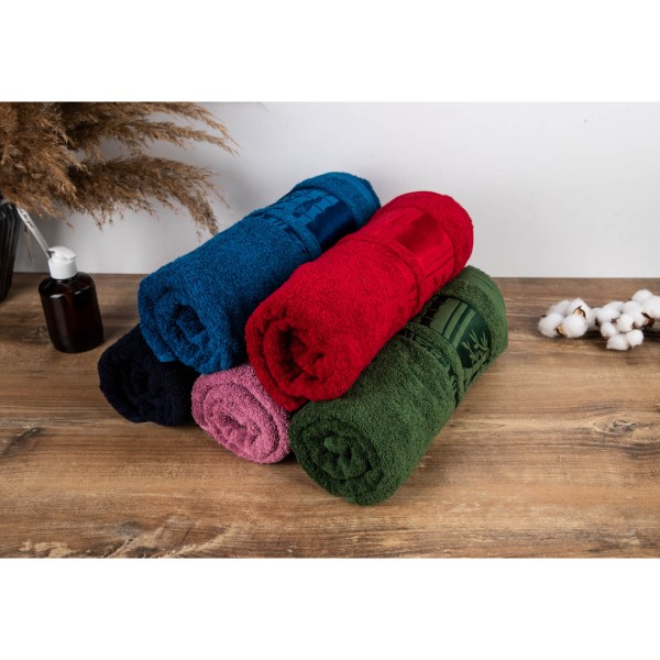 Фото - Рушник банний GM Textile махровий зелений бамбук 70x140