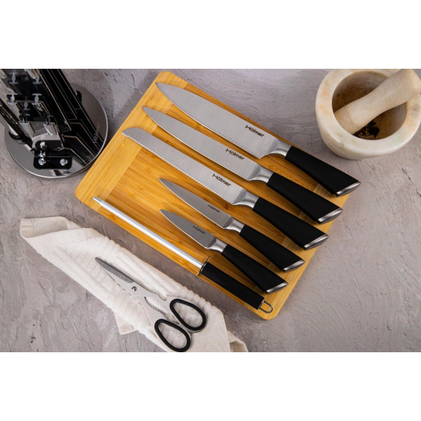 Фото - Набір ножів Holmer KS-68425-ASSSB Chic