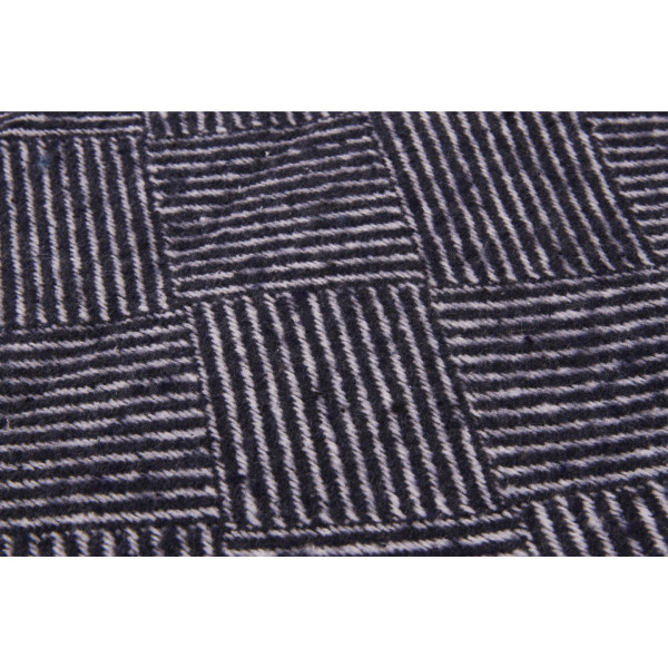 Фото - Плед полуторный Vladi Валенсия Parquet бело-синий 140х200