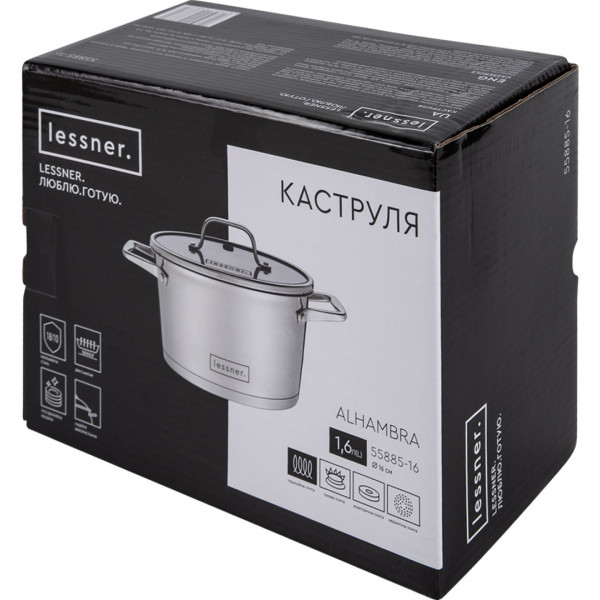 Фото - Кастрюля Lessner Alhambra 1,6 л (55885-16)