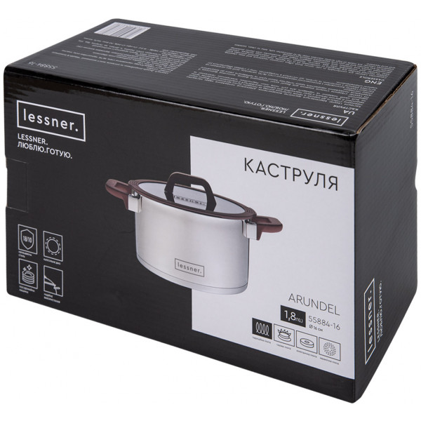Фото - Каструля Lessner Arundel 1,8 л (55884-16)