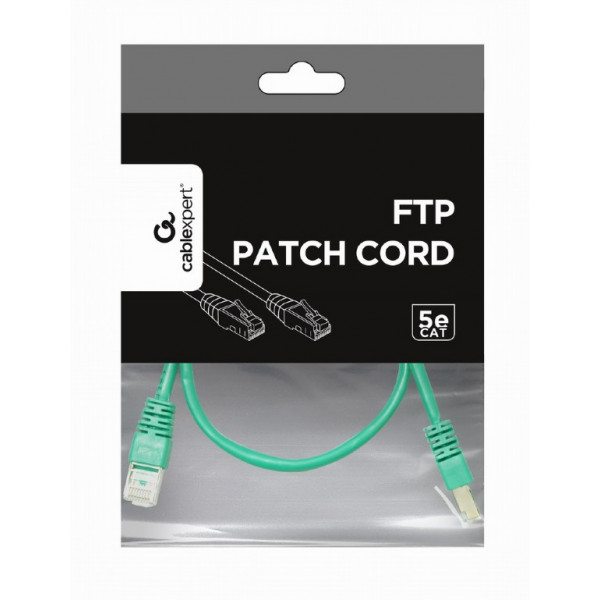 Фото - Кабель патч-корд Cablexpert FTP (PP22-0.5M/G) 50u 0.5m Green