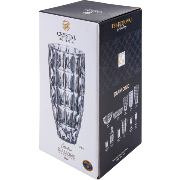 Фото - Ваза Bohemia Diamond 280 мм (b8KG31-99T41)