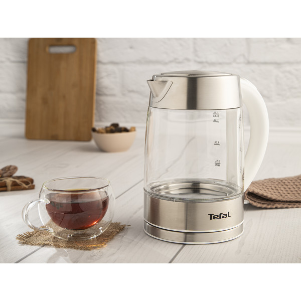 Фото - Електричний чайник Tefal Glass kettle KI772138