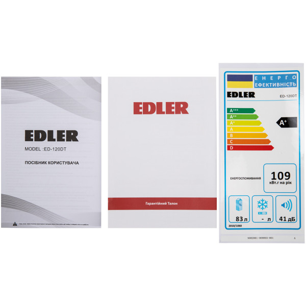 Фото - Холодильник Edler ED-120DT