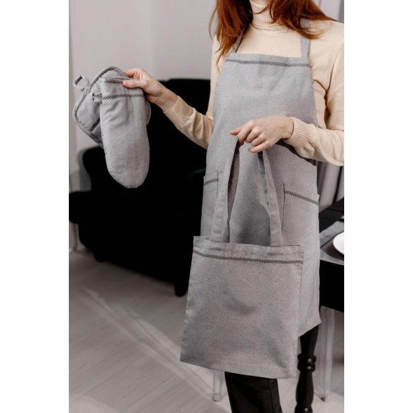 Фото - Шоппер Прованс RINO серая 40х32 см (037233)