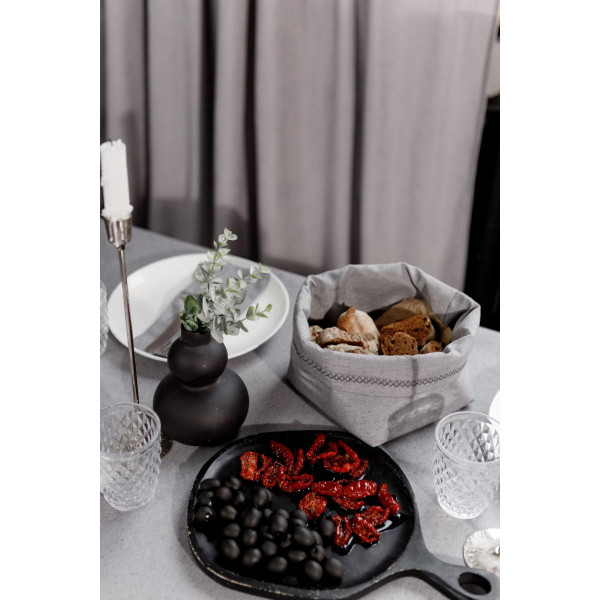 Фото - Хлібниця Прованс RINO сіра 14х16х15 см (037231)