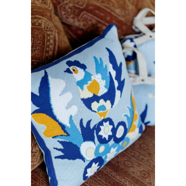 Фото - Наволочка Прованс В'язана Самчиківські мотиви 45х45 см (041855)