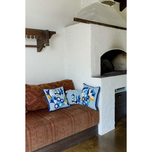 Фото - Наволочка Прованс В'язана Самчиківські мотиви 45х45 см (041855)