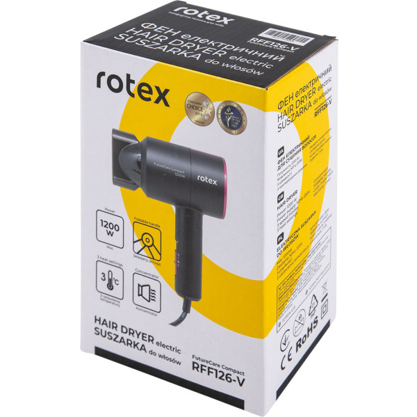 Фото - Фен Rotex RFF126-V FutureCare Compact