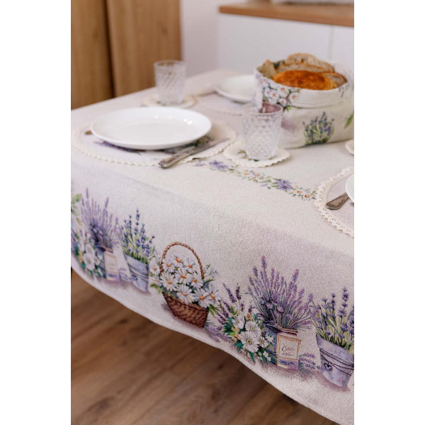 Фото - Скатертина прямокутна Прованс Provence 135х140 см (039110)