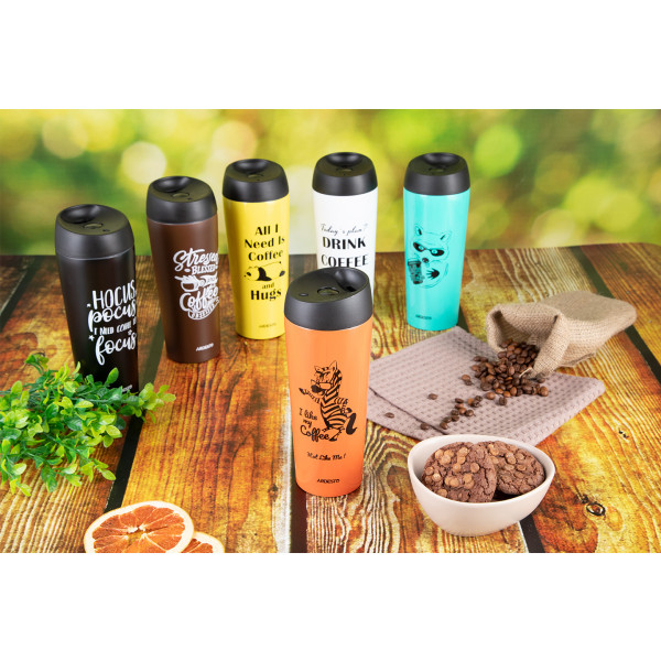 Фото - Термокружка Ardesto Coffee Time Zebra 450 мл (AR2645DTO)