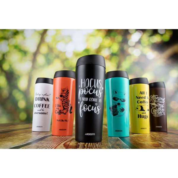 Фото - Термокружка Ardesto Coffee Time Zebra 450 мл (AR2645DTO)