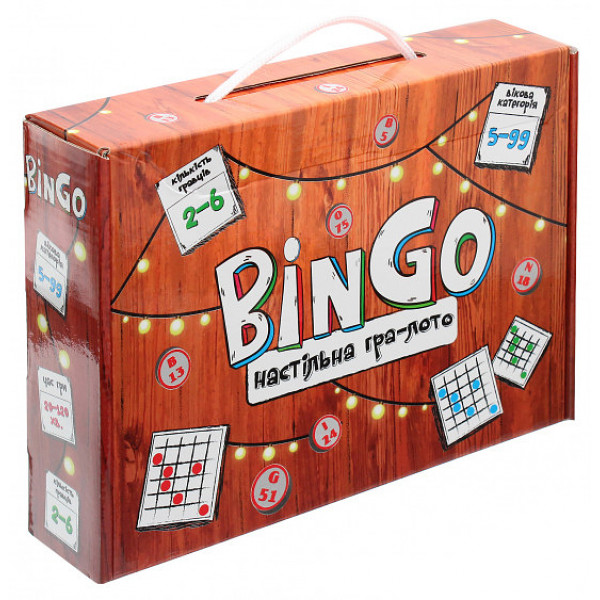 Фото - Настільна гра (5-7 років) Strateg лото "BinGo", укр (30757)