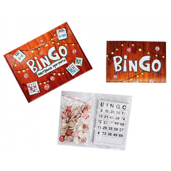 Фото - Настільна гра (5-7 років) Strateg лото "BinGo", укр (30757)