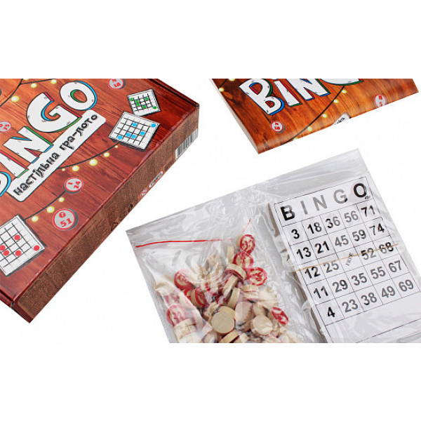 Фото - Настільна гра (5-7 років) Strateg лото "BinGo", укр (30757)