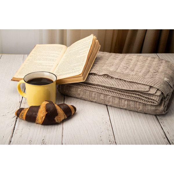 Фото - Плед односпальний Прованс SOFT коси Лате 140х180 (011690)