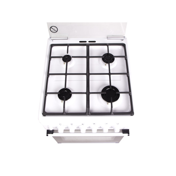 Фото - Плита газова Greta 1470-ГЭ/09А Біла (чавунна решітка)