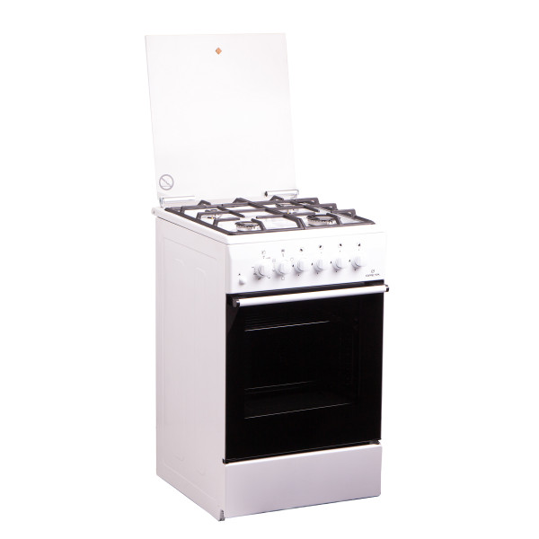 Фото - Плита газова Greta 1470-ГЭ/09А Біла (чавунна решітка)