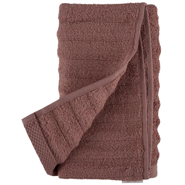 Фото - Рушник для рук GM Textile махровий Бабл Зеро Твіст світло-теракотовий 40х70