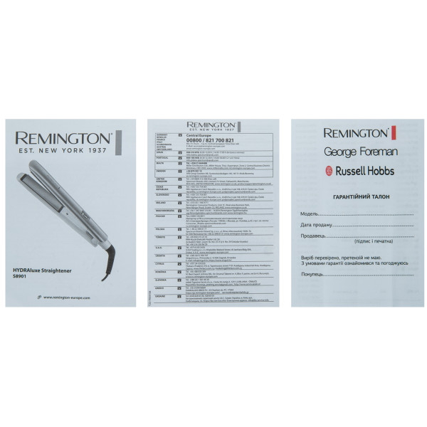 Фото - Вирівнювач волосся Remington S8901 Hydraluxe