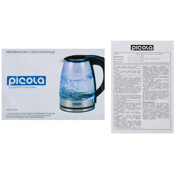 Фото - Електричний чайник Picola PEK-04