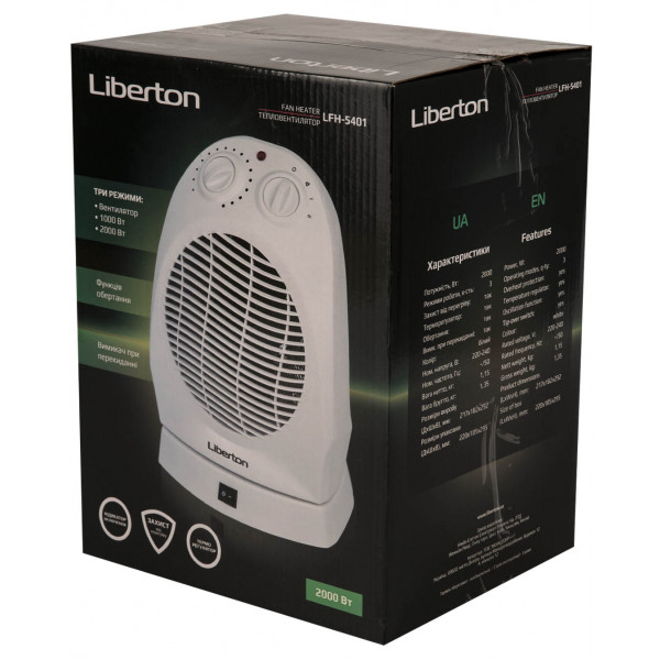 Фото - Тепловентилятор Liberton LFH-5401