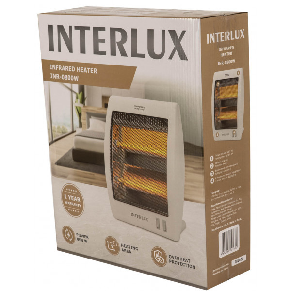 Фото - Обогреватель инфракрасный INTERLUX INR-0800W