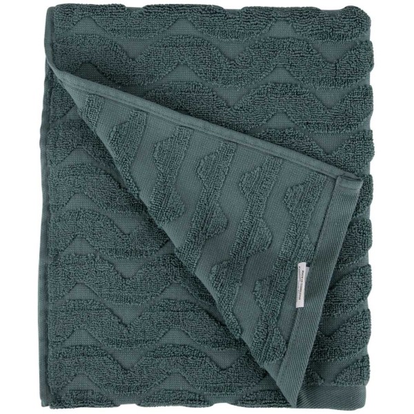 Фото - Полотенце для лица GM Textile махровое жаккардовое мятный (зигзаг) 50х90