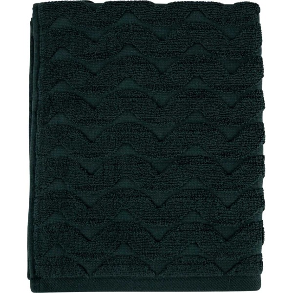Фото - Полотенце для лица GM Textile махровое жаккардовое зеленый (зигзаг) 50х90