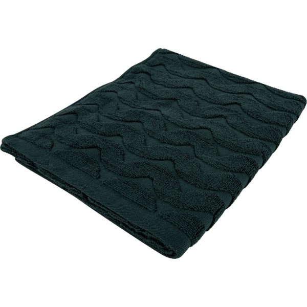 Фото - Полотенце для лица GM Textile махровое жаккардовое зеленый (зигзаг) 50х90