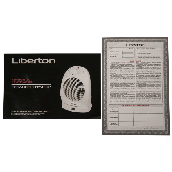 Фото - Тепловентилятор Liberton LFH-5401