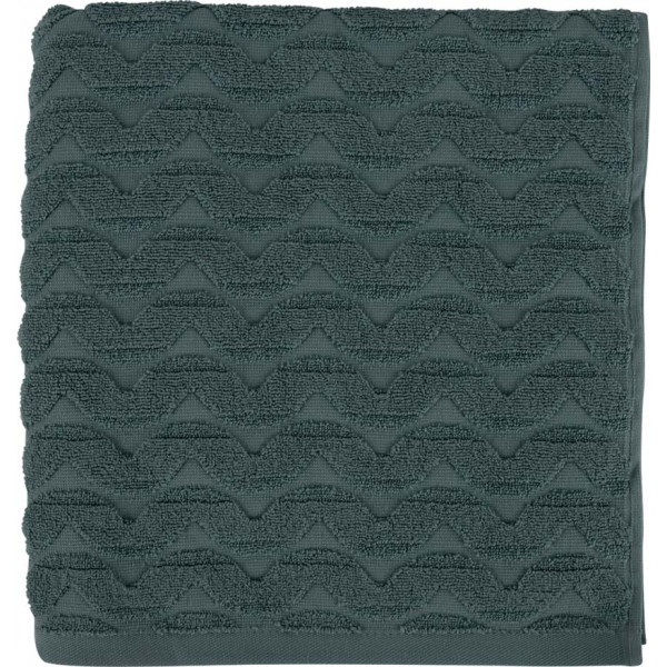 Фото - Полотенце банное GM Textile махровое жаккардовое мятный (зигзаг) 70х140