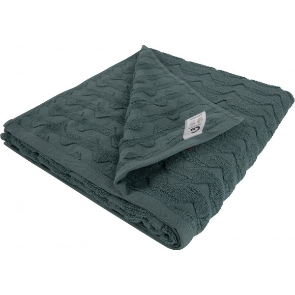 Фото - Полотенце банное GM Textile махровое жаккардовое мятный (зигзаг) 70х140