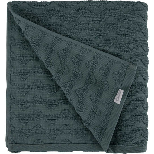 Фото - Полотенце банное GM Textile махровое жаккардовое мятный (зигзаг) 70х140