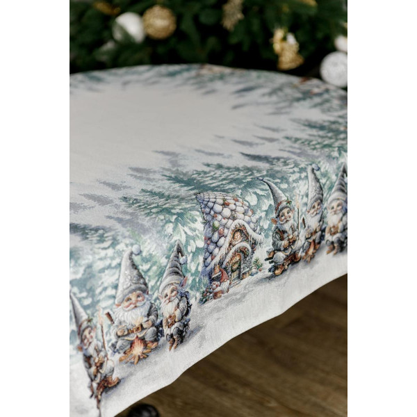 Фото - Скатертина овальна Прованс Казкові гноми 135х180 см (038461)