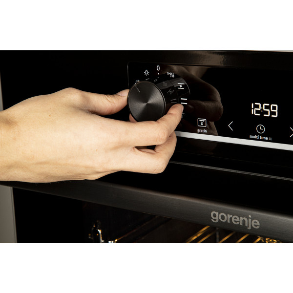 Фото - Духова шафа + варильна поверхня газова Gorenje BO6735E02BK + G641EB