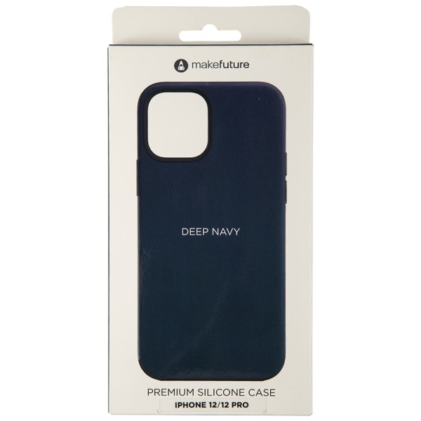 Фото - Чохол для смартфону MakeFuture Premium Silicone Apple iPhone 12/12 Pro Deep Navy (MCLP-AI12/12PDN)