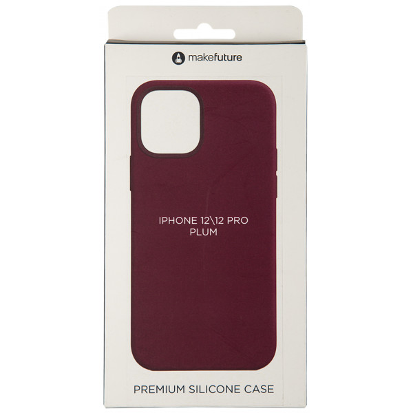 Фото - Бампер для смартфона MakeFuture Premium Silicone Apple iPhone 12/12 Pro Plum (MCLP-AI12/12PPL)