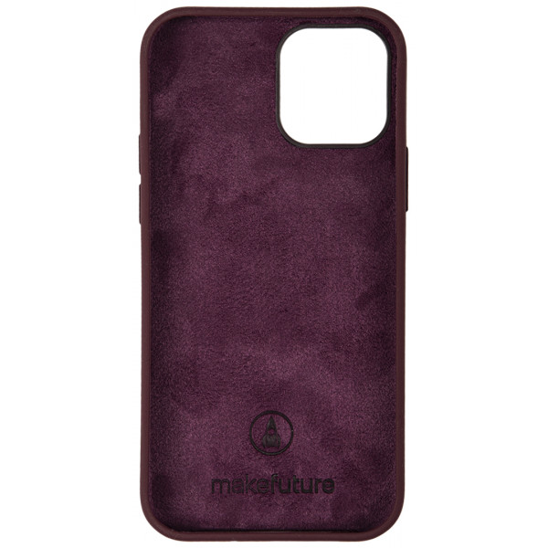 Фото - Бампер для смартфона MakeFuture Premium Silicone Apple iPhone 12/12 Pro Plum (MCLP-AI12/12PPL)